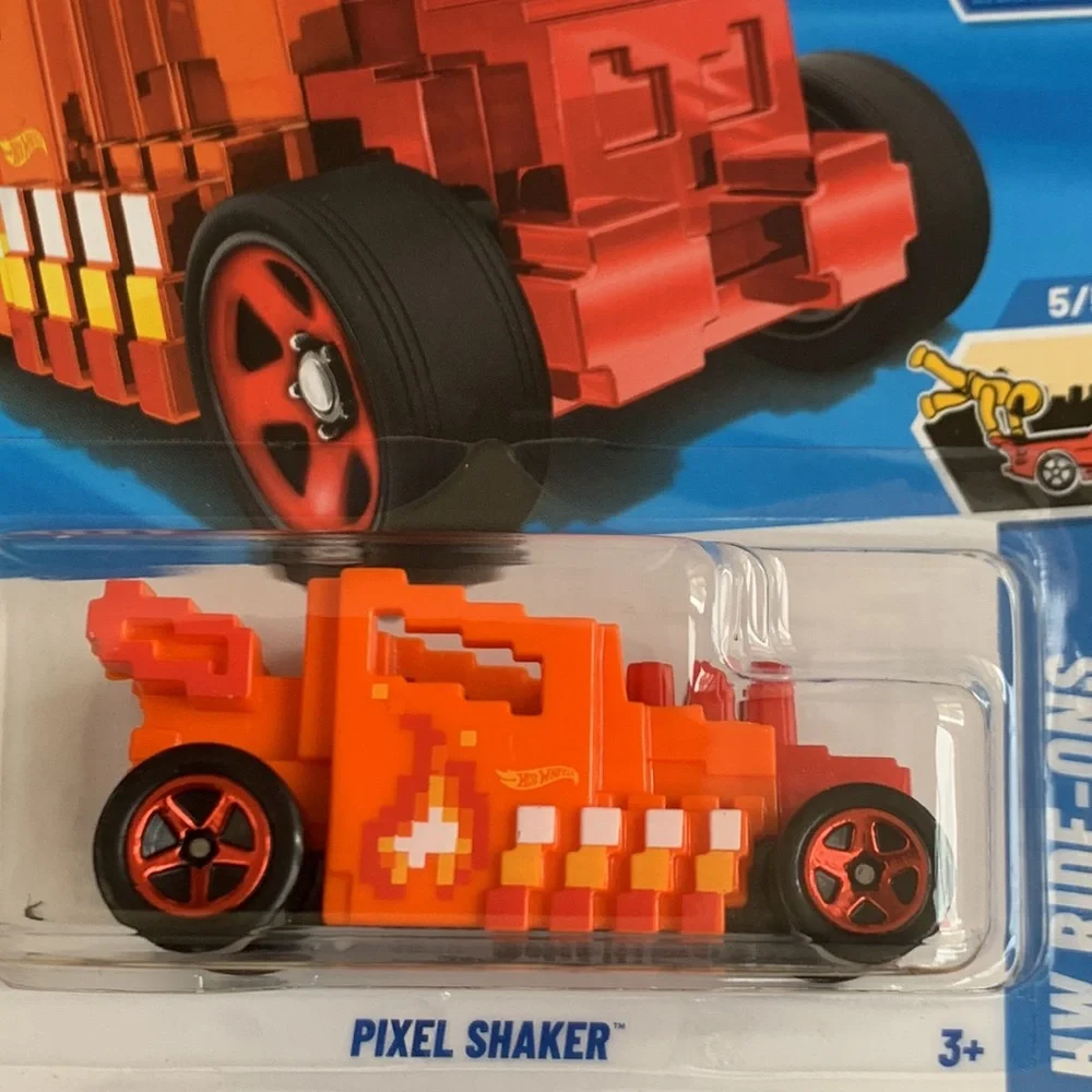 Pixel Shaker Hot Wheels Ride On Hot Wheels Car New 2025 Pixelated Bone Shaker